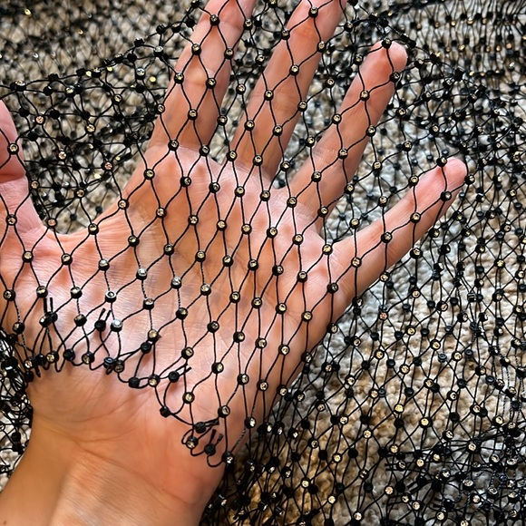 Fishnet Rhinestone Top - Picture 9 of 9